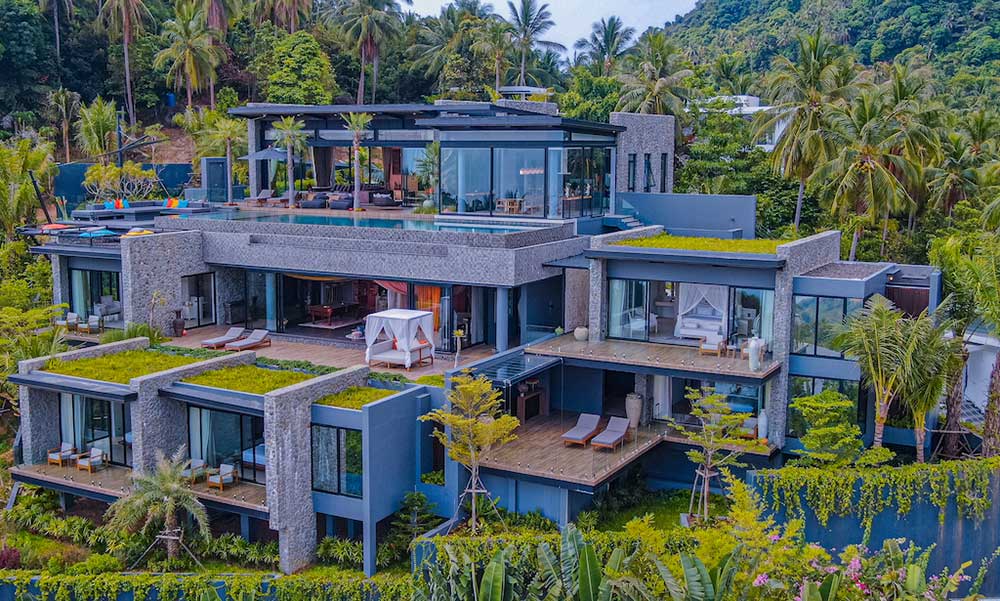 Bespoke Luxury 5-Bed, 2,700 Sqm Panoramic Sea View Villa, Chaweng Noi